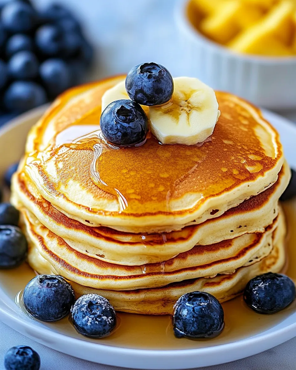 Easy Overnight Sourdough Pancakes recipe photo