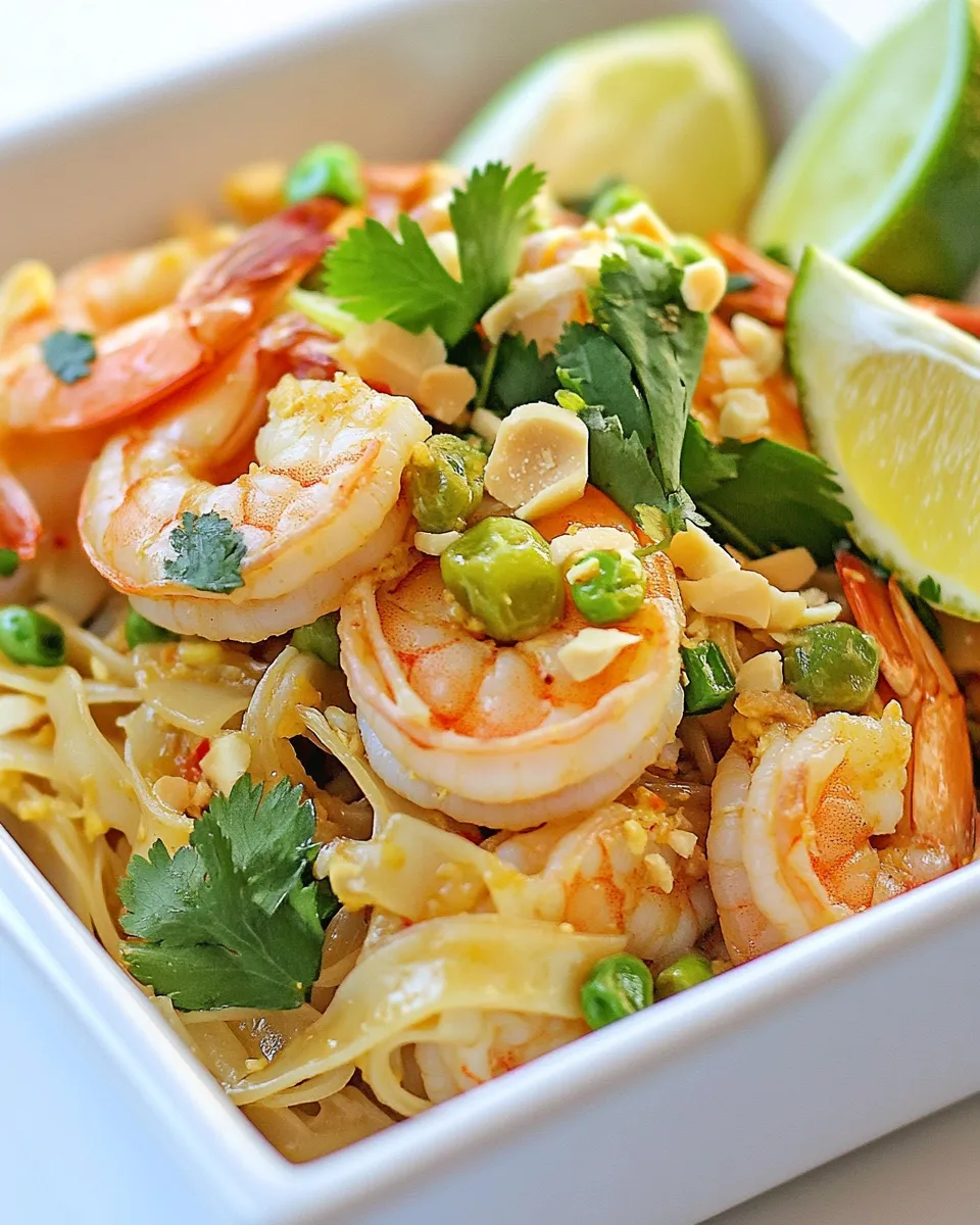 Homemade Pad Thai Shrimp photo