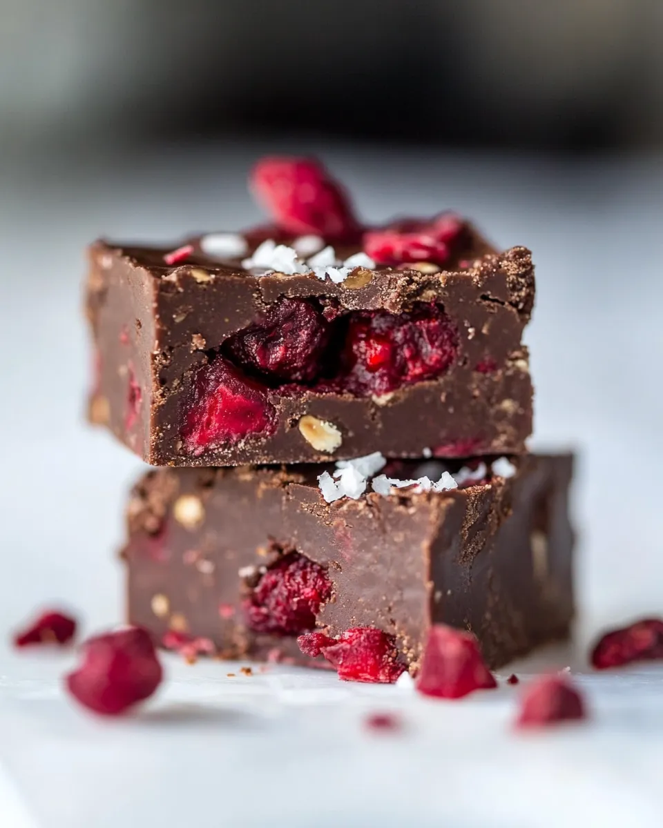 Delicious Paleo Raspberry Coconut Oil Fudge image