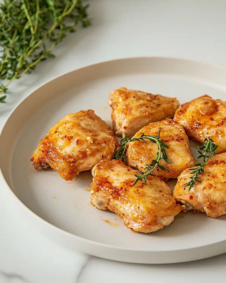 Homemade Pan-Fried Chicken Thighs photo