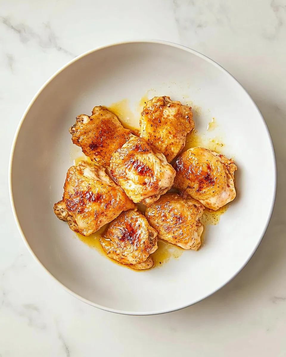 Delicious Pan-Fried Chicken Thighs dish photo