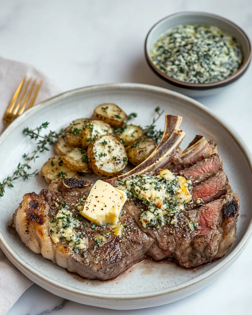Classic Pan-Seared Butter Basted Steak Recipe image