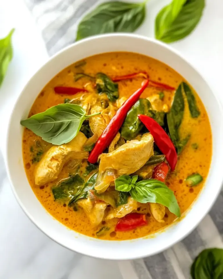 Homemade Panang Curry photo