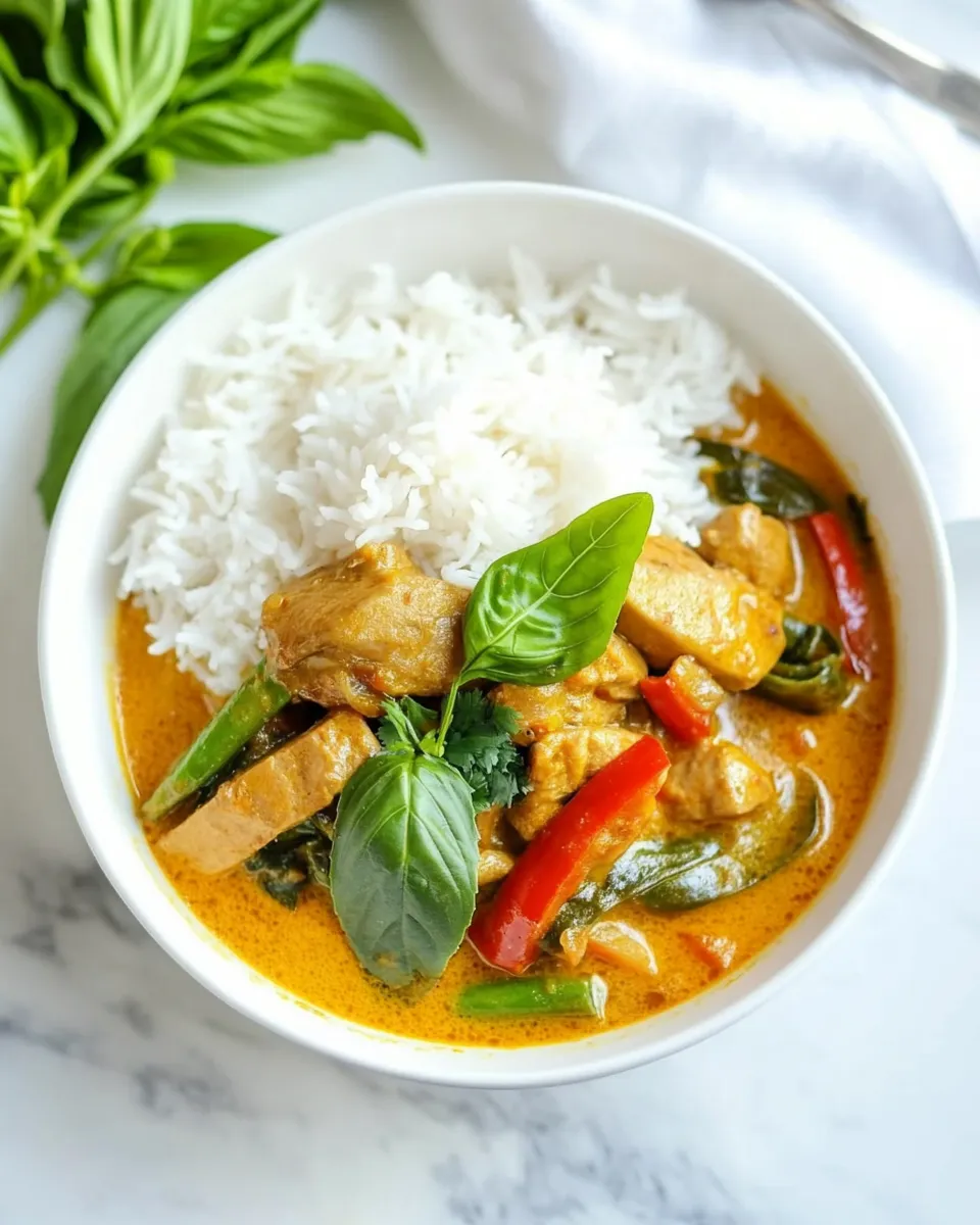 Delicious Panang Curry image