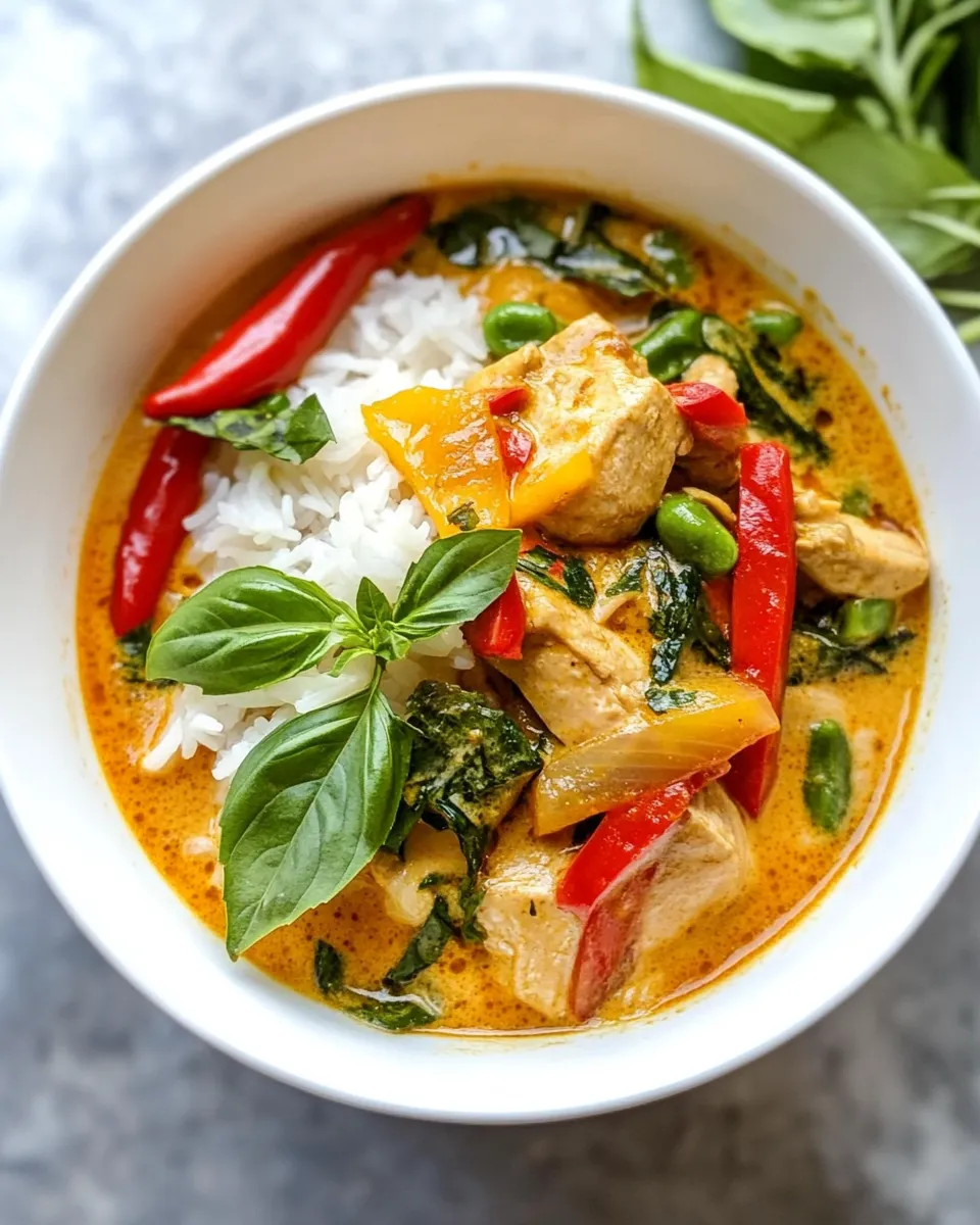 Savory Panang Curry dish photo