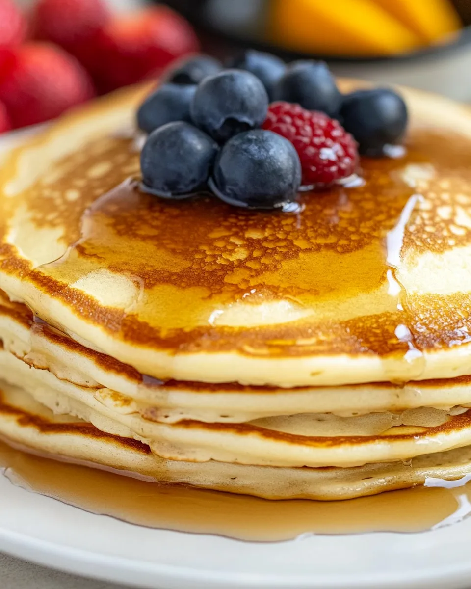 Easy Pancake Recipe shot