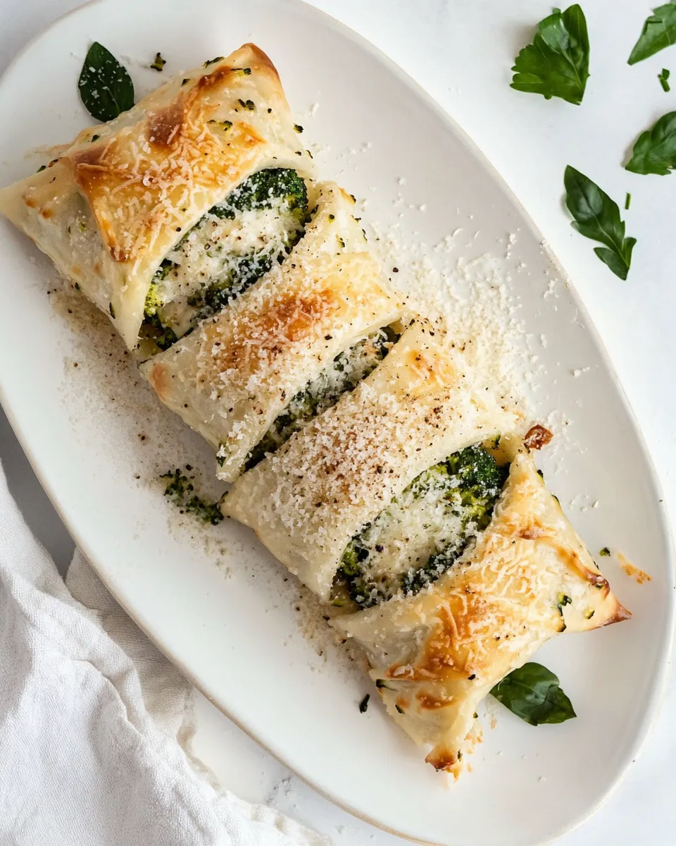 Sweet Parmesan Broccoli Roll. picture