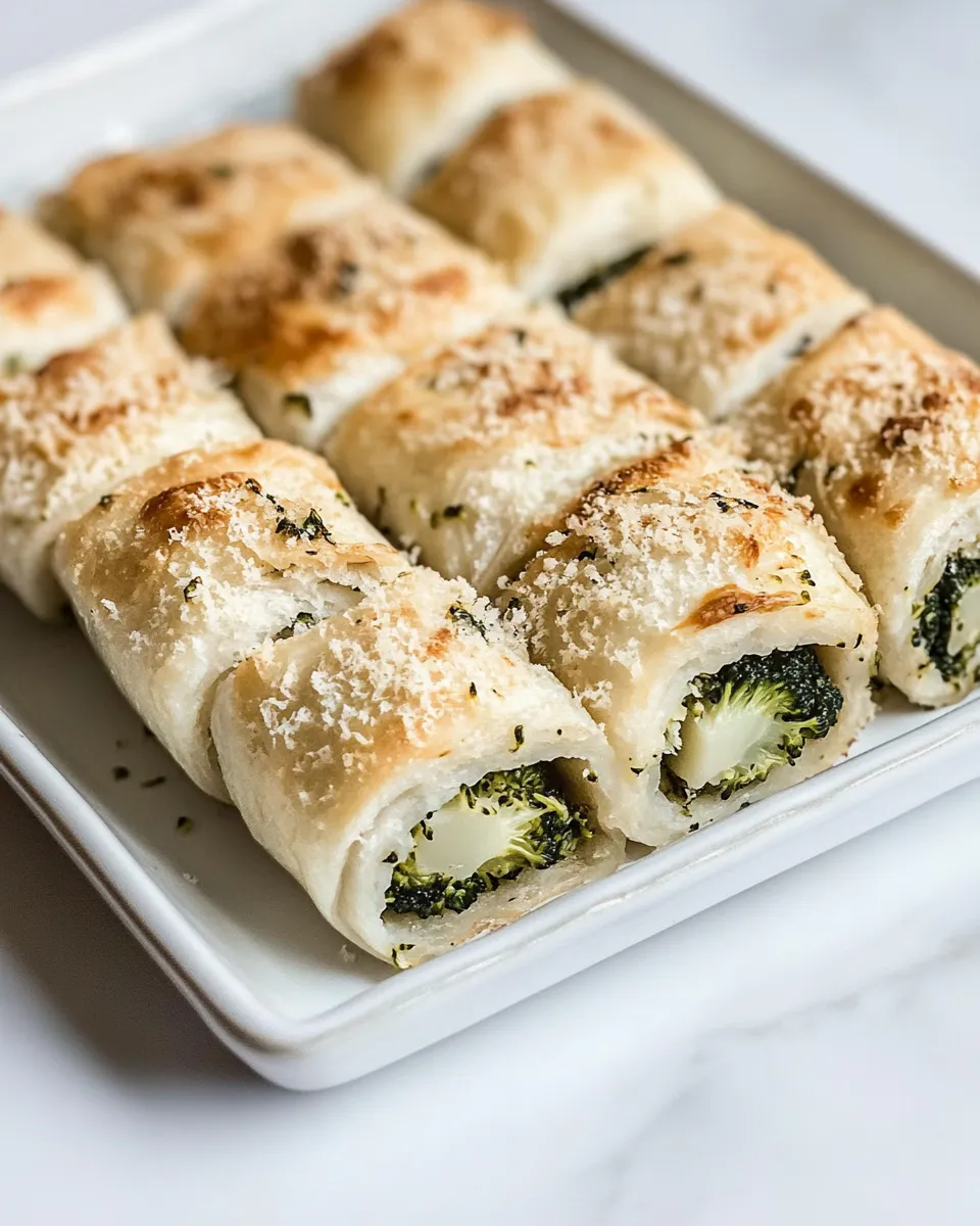 Tasty Parmesan Broccoli Roll. recipe image