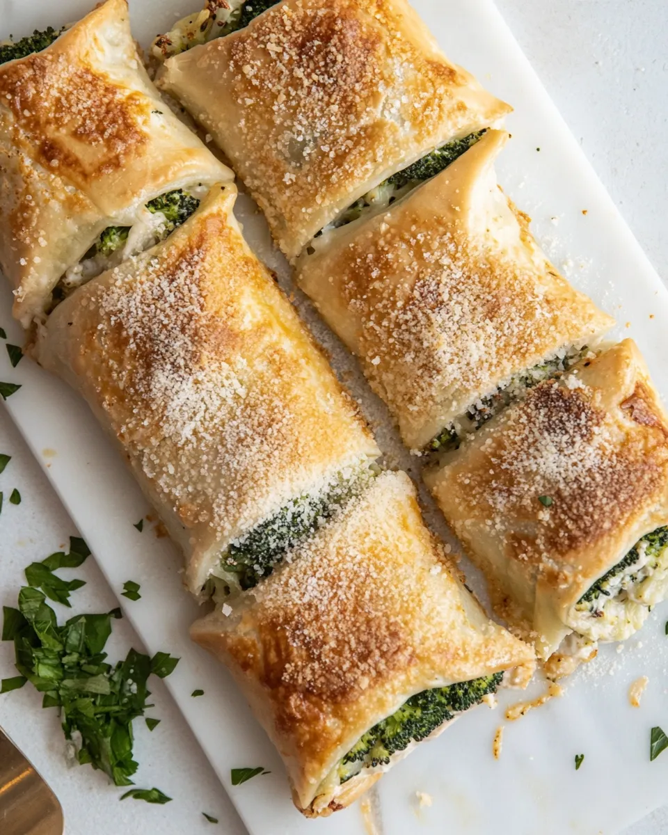 Perfect Parmesan Broccoli Roll. dish image