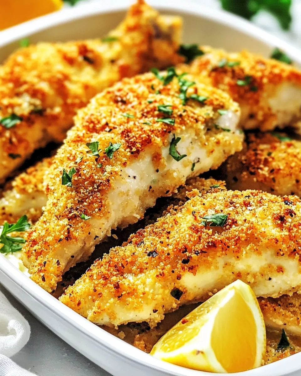 Delicious Parmesan Crusted Chicken (baked!) image