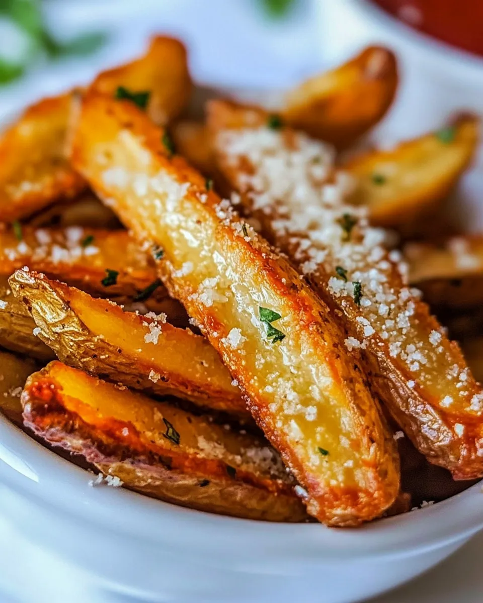 Easy Parmesan Fingerling Fries recipe photo