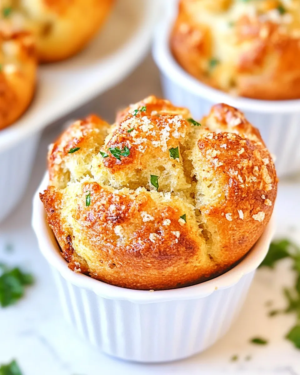 Classic Parmesan Garlic Monkey Bread Muffins image