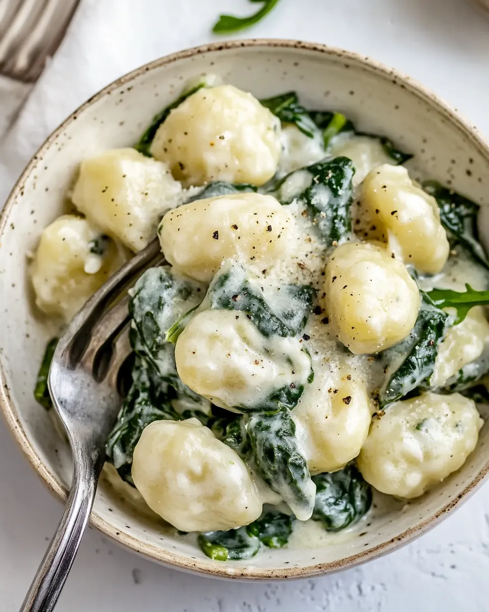 Classic Parmesan Spinach Gnocchi image