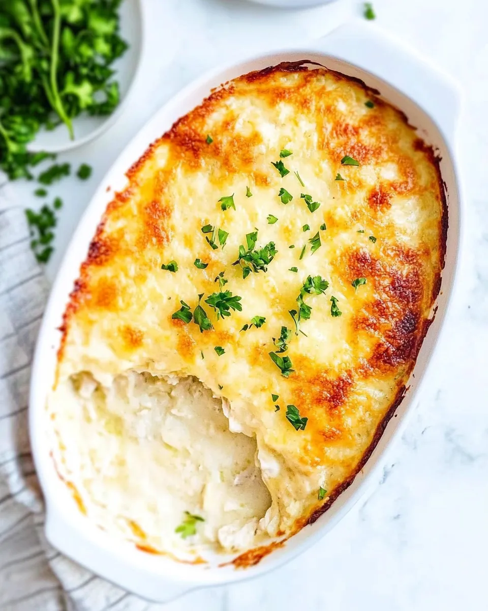 Homemade Pastelon de Yuca (Cassava and Chicken Casserole) photo