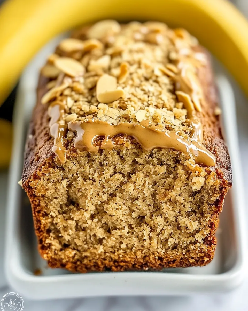 Delicious Peanut Butter Banana Bread Recipe image