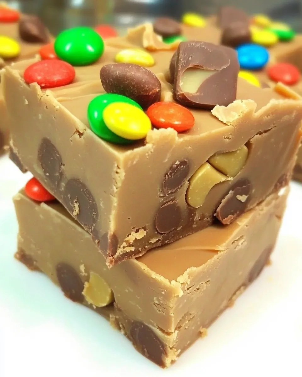 Delicious Peanut Butter Candy Bar Fudge shot