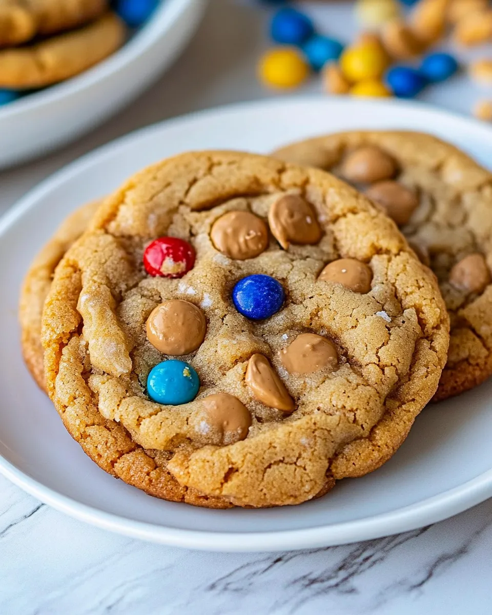 Classic Peanut Butter Candy Cookies image