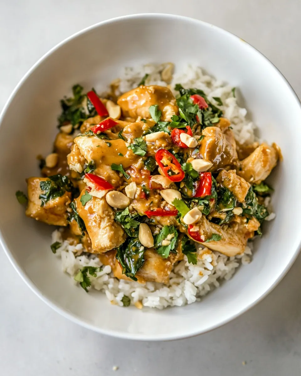 Homemade Peanut Butter Chicken photo
