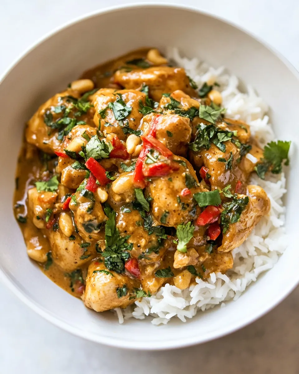 Easy Peanut Butter Chicken recipe photo