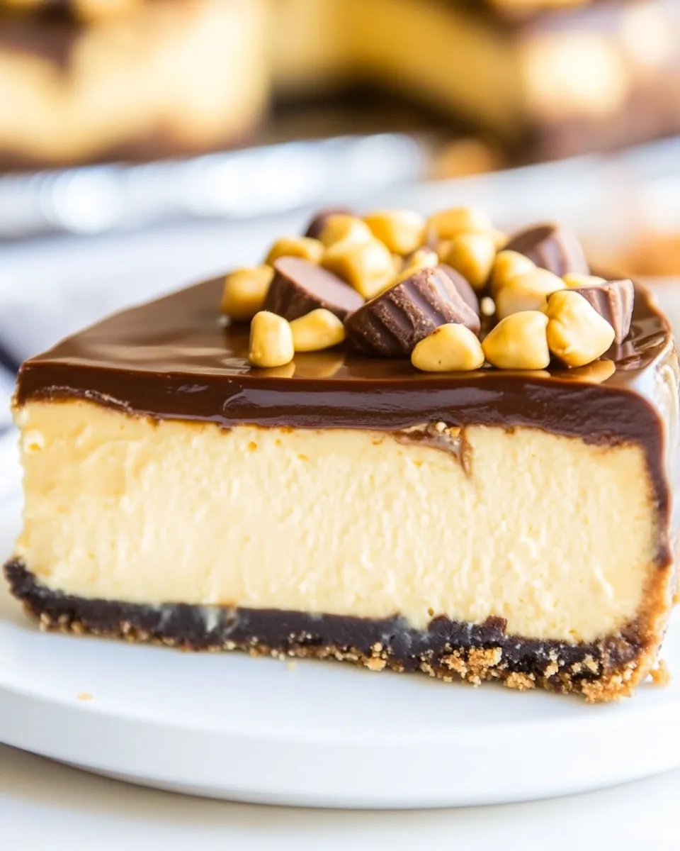 Easy Peanut Butter Cup Cheesecake recipe photo