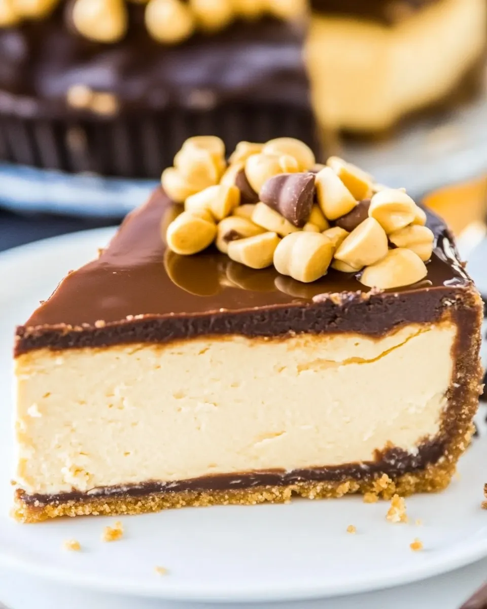 Delicious Peanut Butter Cup Cheesecake shot