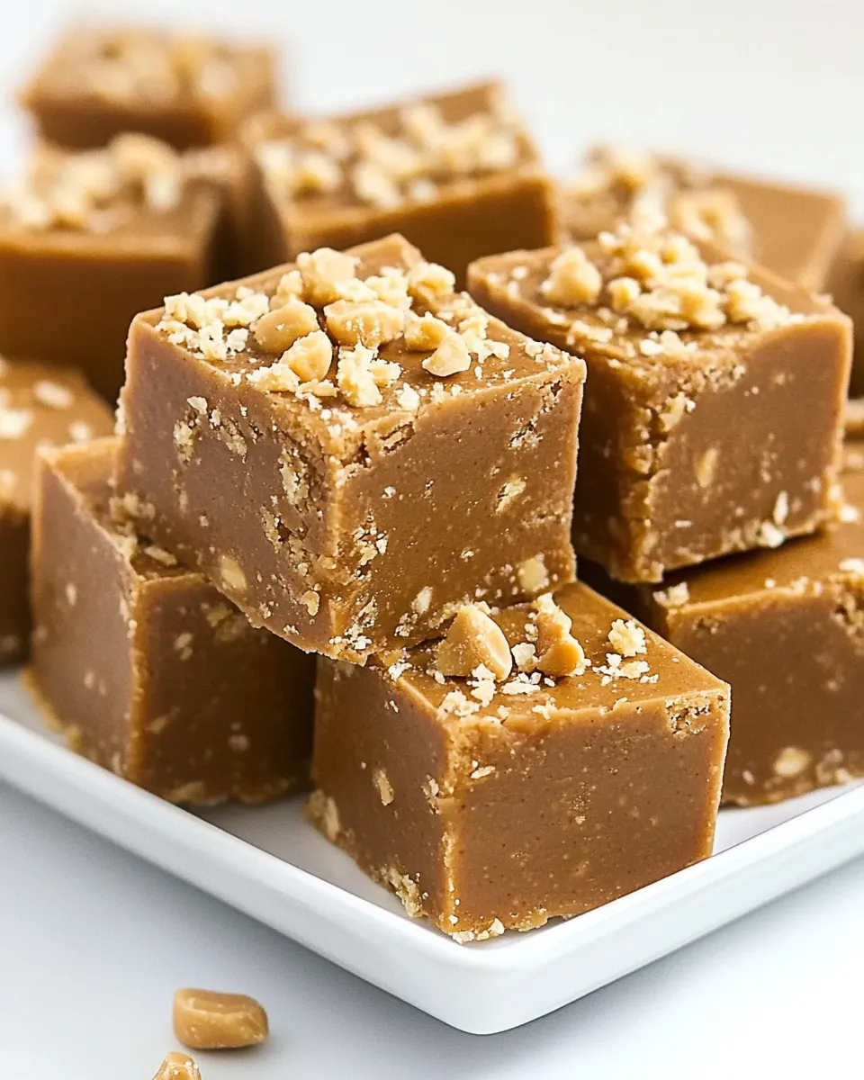 Easy Peanut Butter Fudge Recipe shot