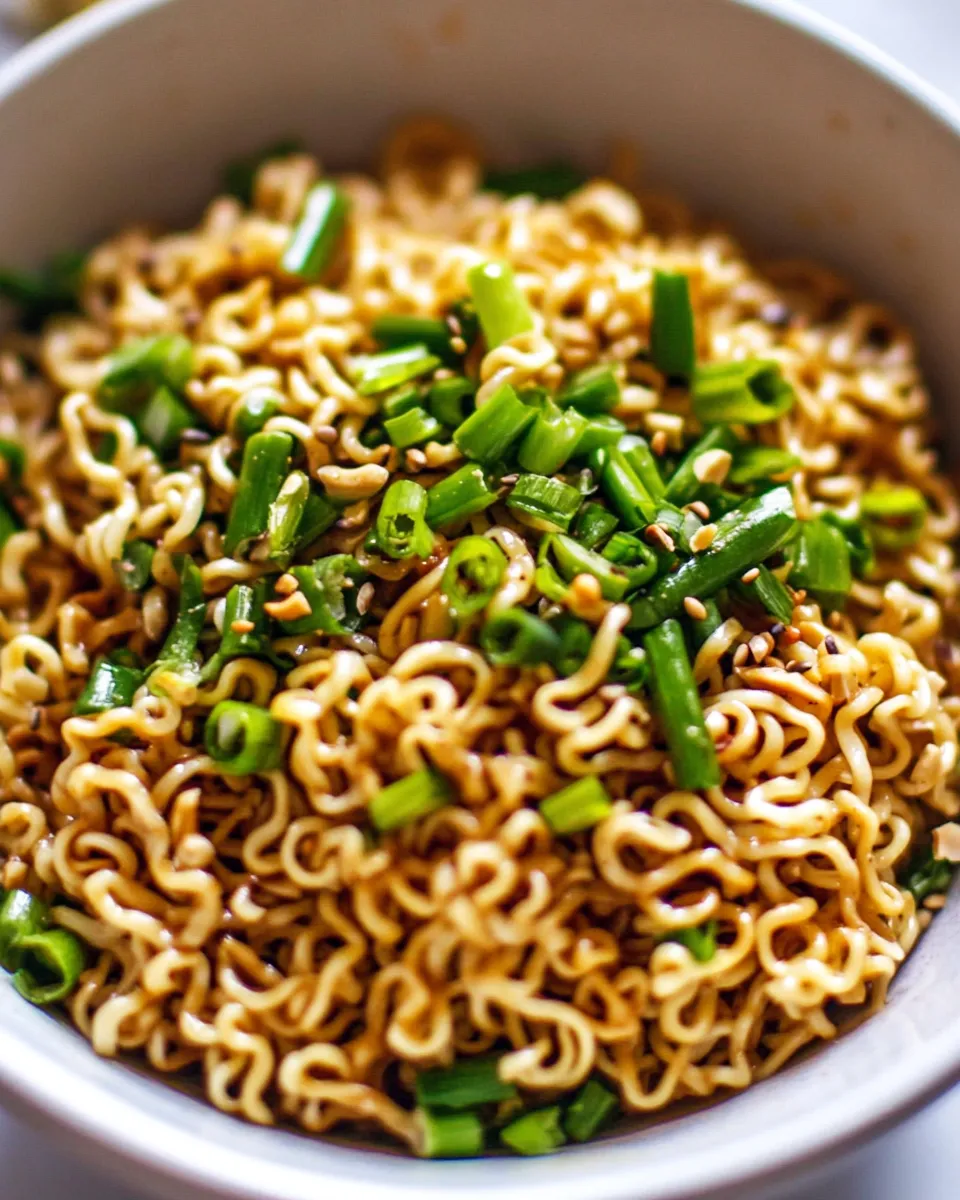 Delicious Peanut Butter Ramen shot