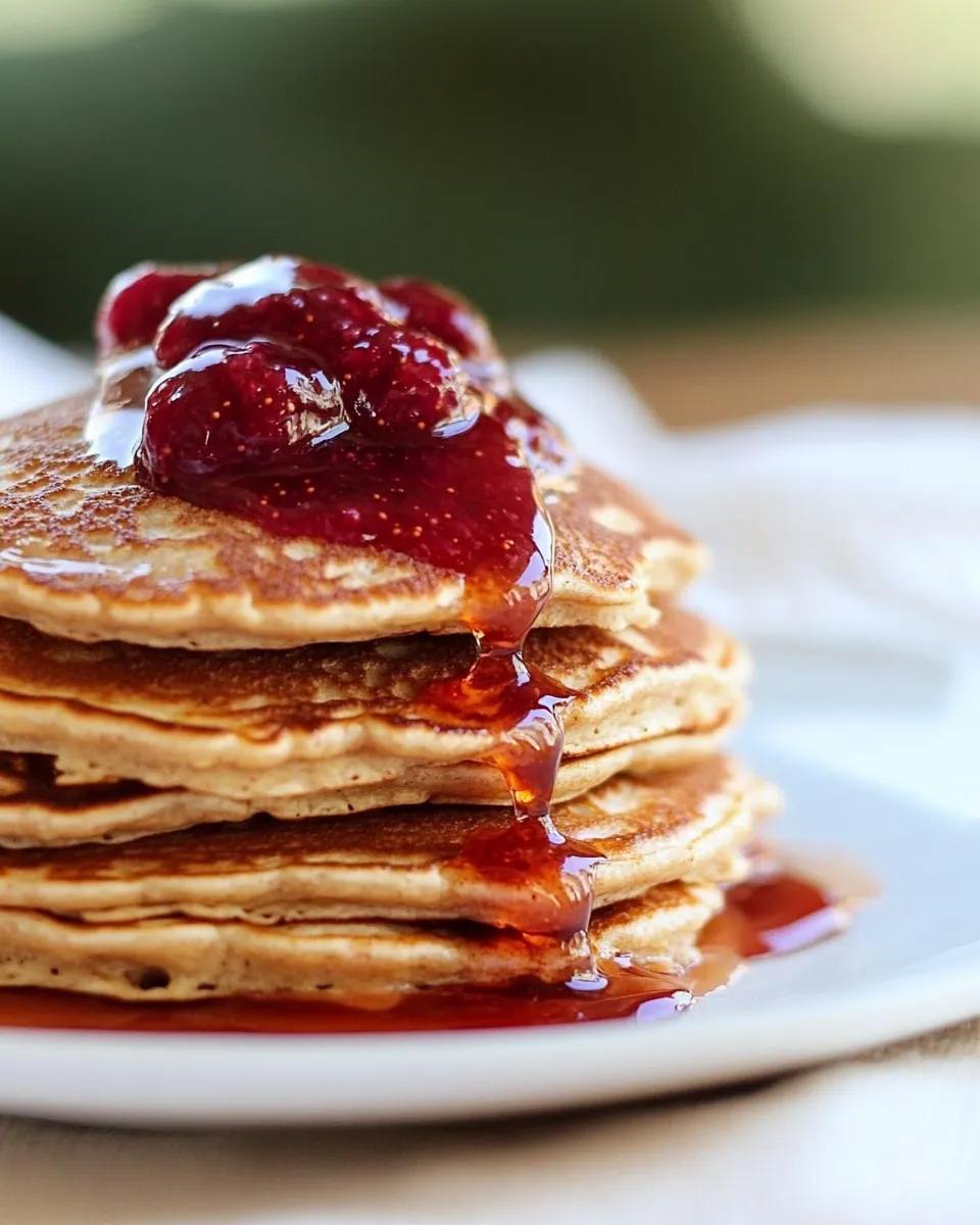Classic Peanut Butter & Jelly Pancakes (Gluten Free) image