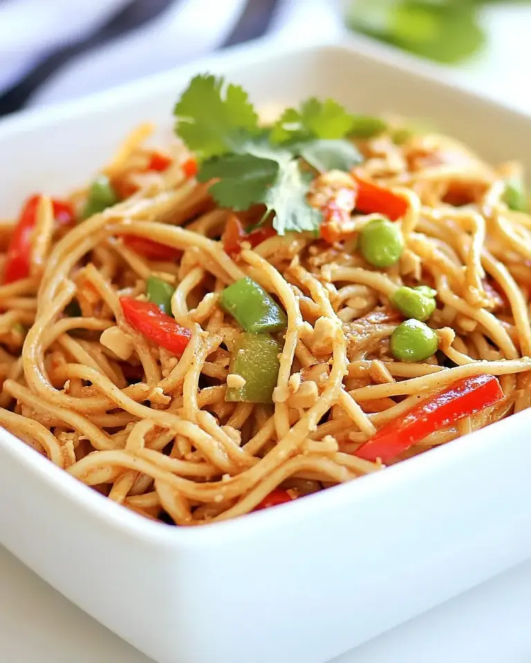 Homemade Peanut Ginger Noodles photo