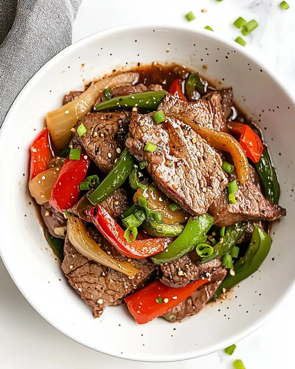 Delicious Pepper Steak dish photo