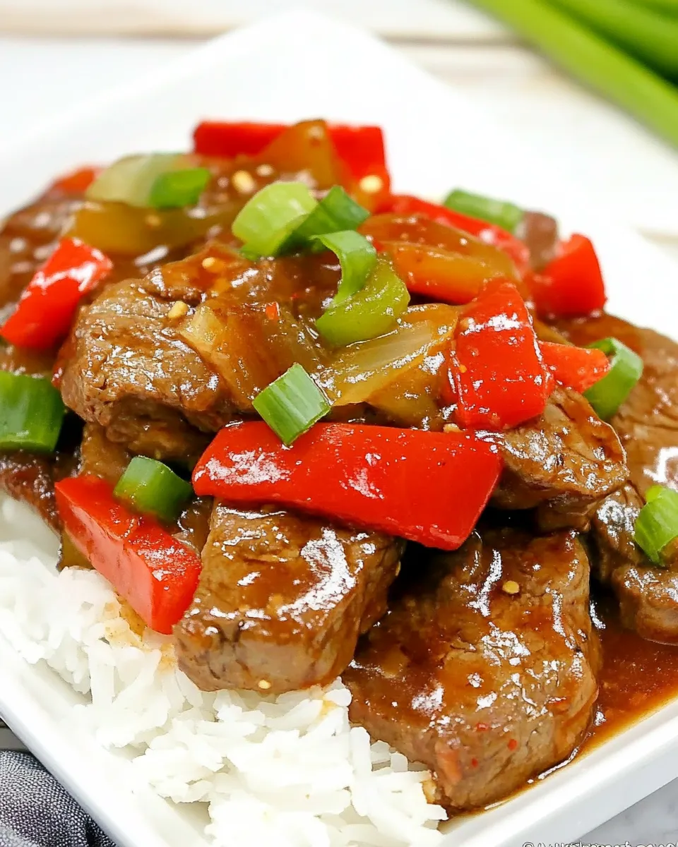 Classic Pepper Steak Recipe image