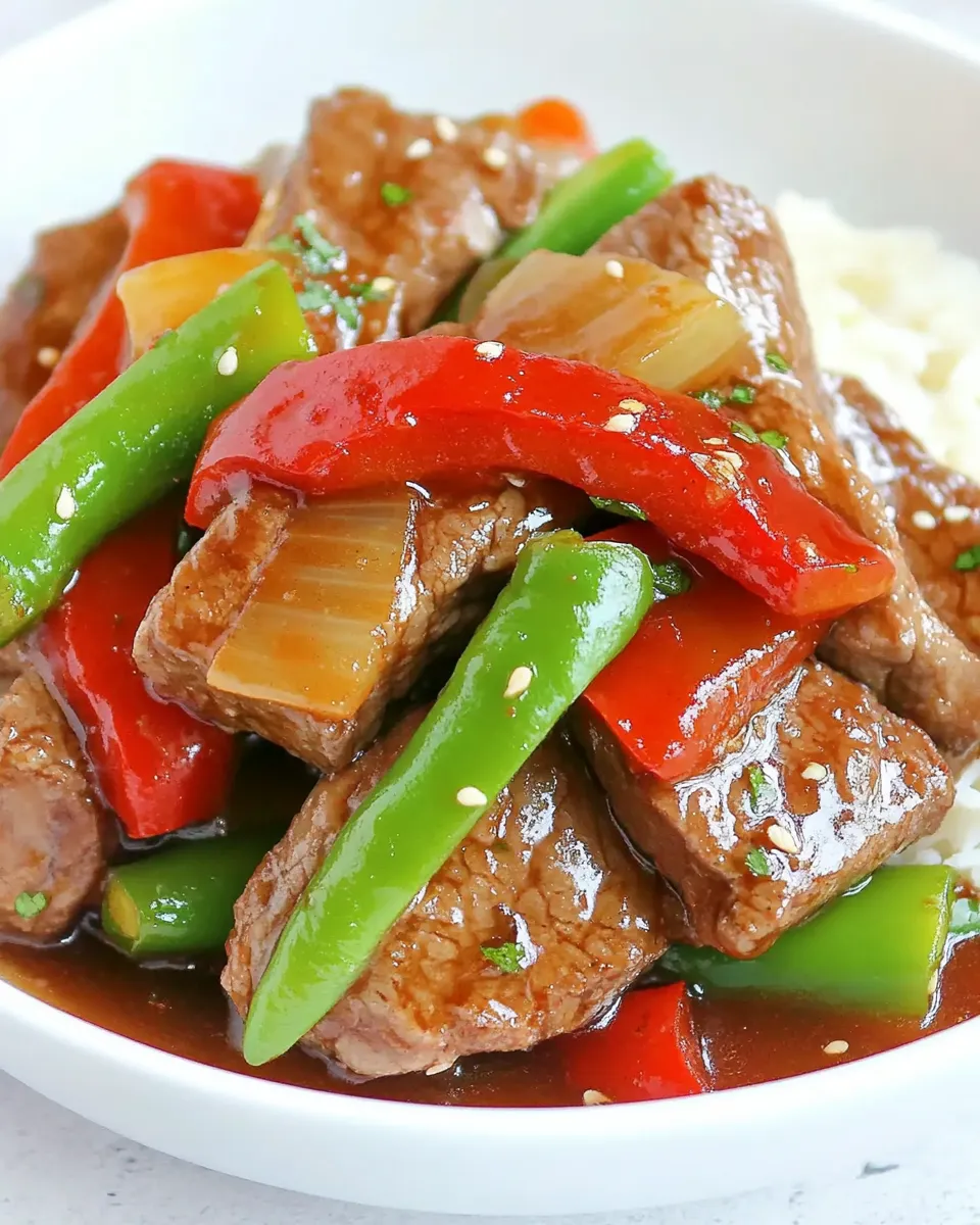 Delicious Pepper Steak Recipe dish photo