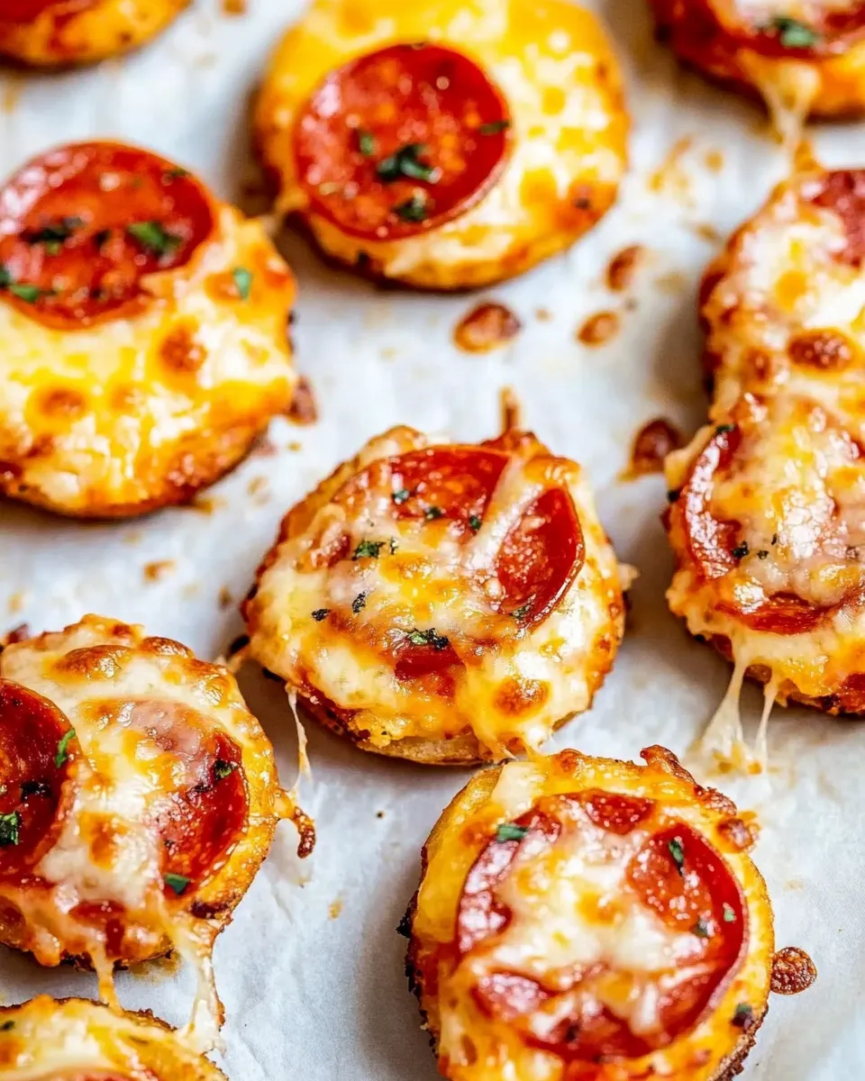 Quick Pepperoni Pizza Bites shot