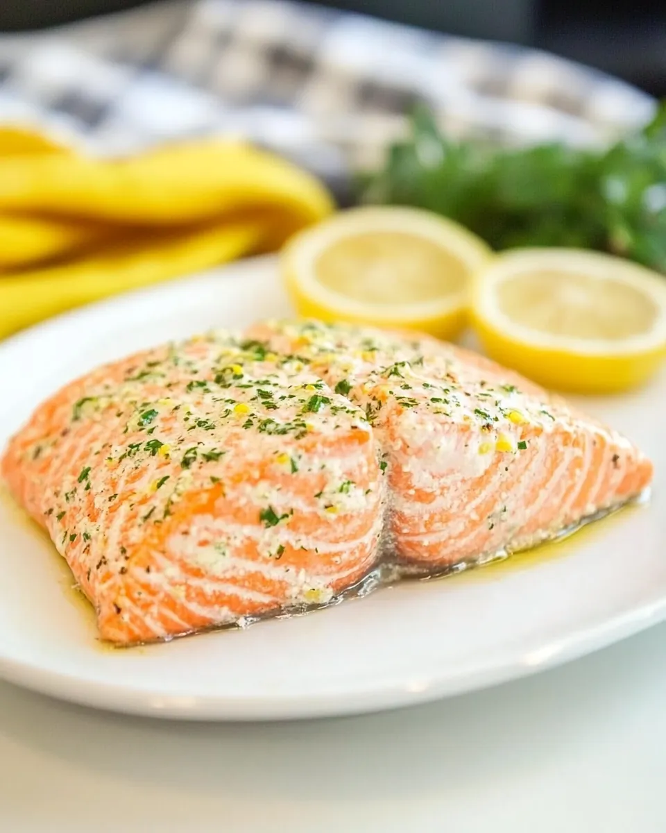 Quick Perfect Air Fryer Salmon Fillet shot