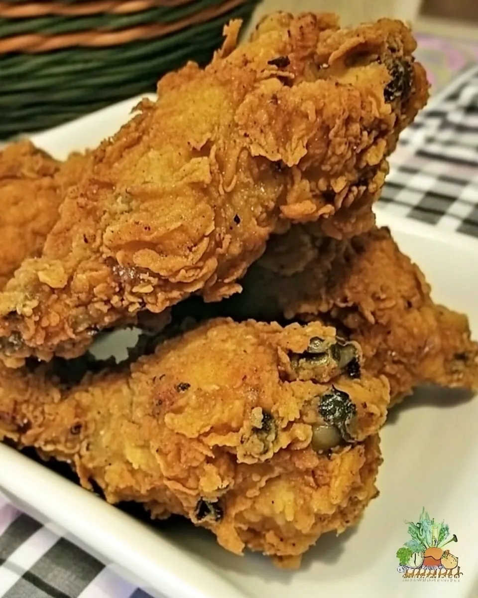 Delicious Perfect Fried Chicken shot