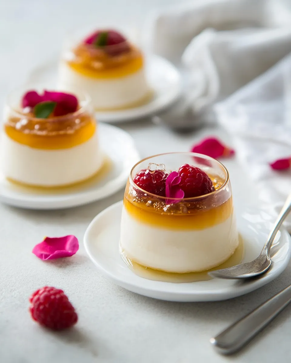 Delicious Perfect honey, rosewater panna cotta image
