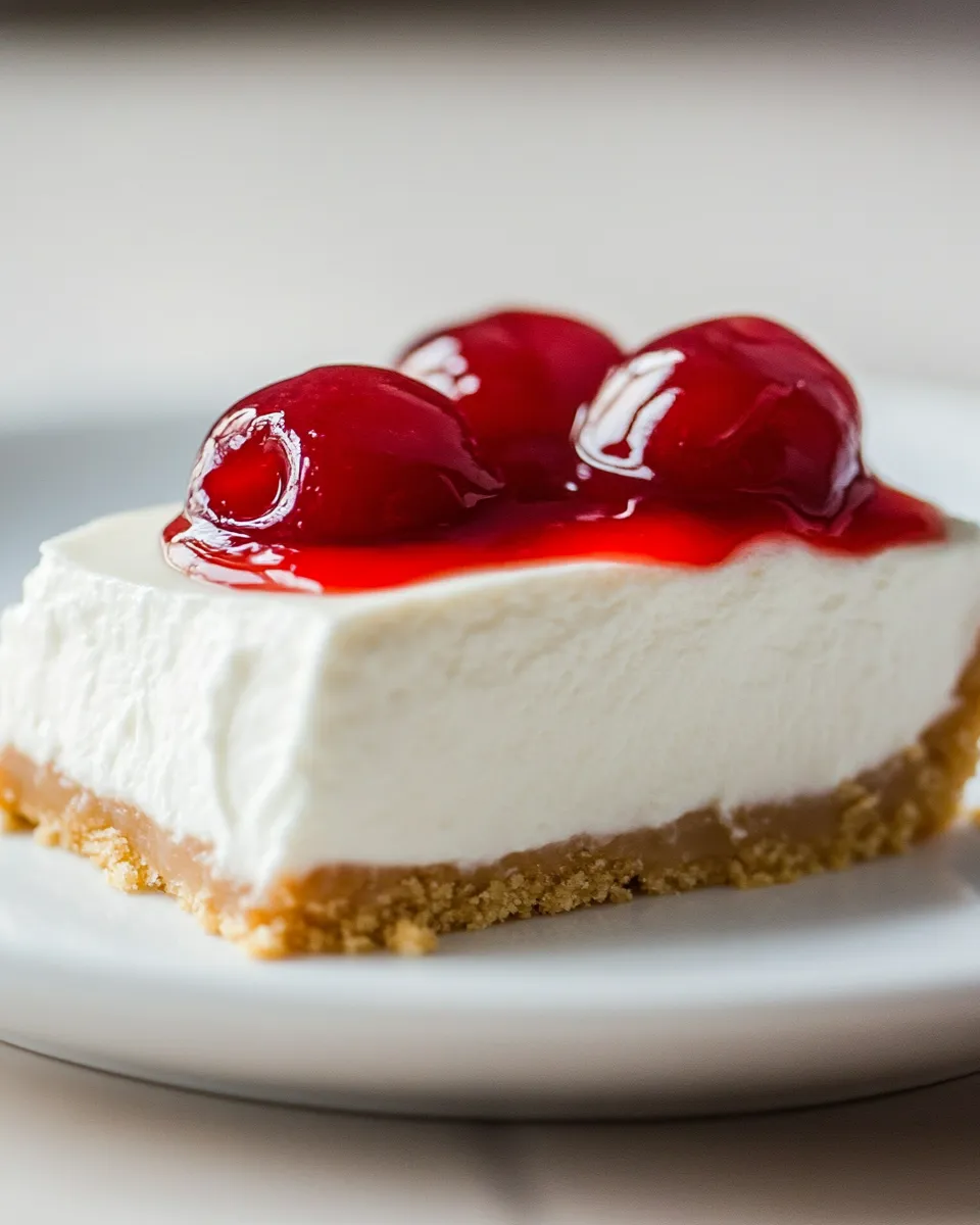 Delicious Perfectly Easy No-Bake Cheesecake Recipe shot