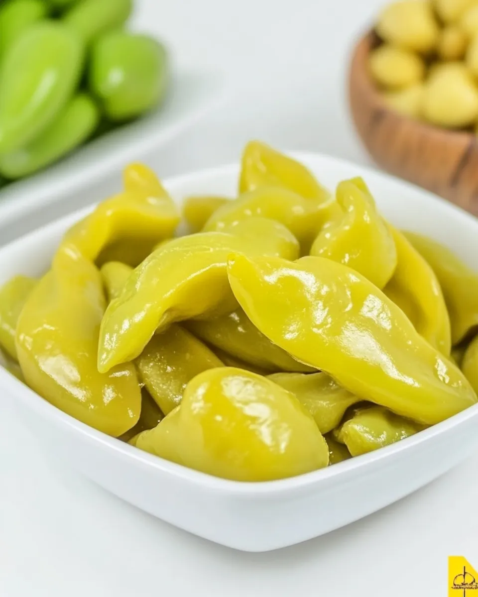 Homemade Pickled Pepperoncini Peppers photo