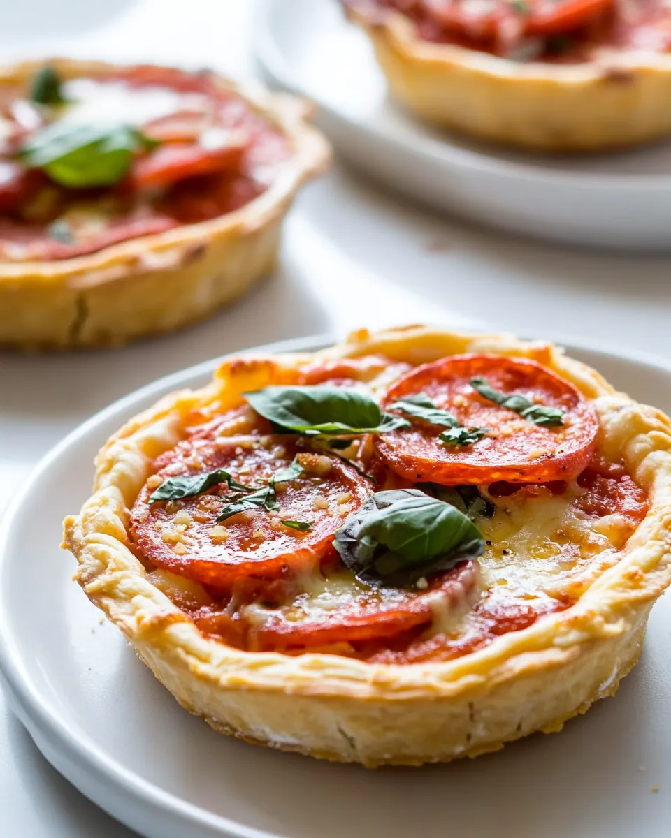 Delicious Pie Crust Pizza Tarts image