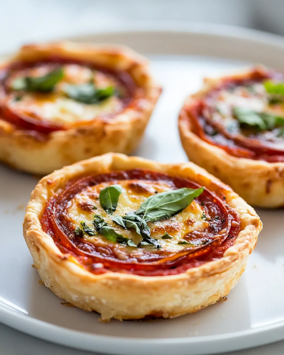 Homemade Pie Crust Pizza Tarts recipe photo