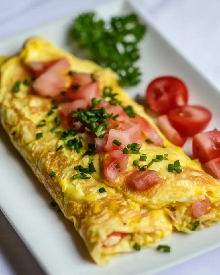 Homemade Pimiento Cheese Omelet photo