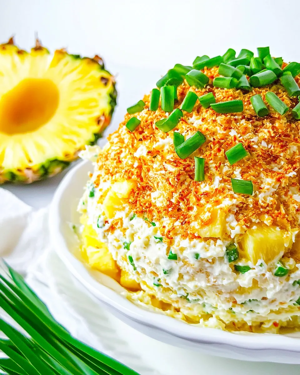 Homemade Pineapple Cheese Ball photo
