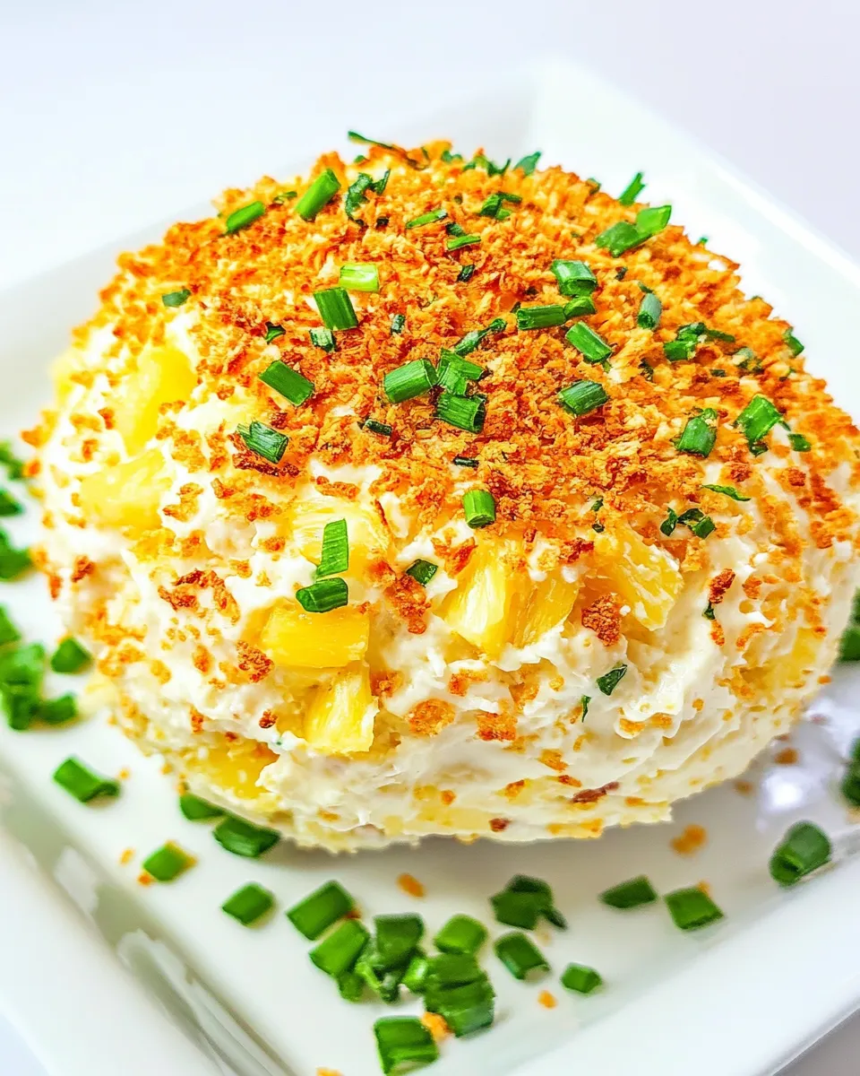 Easy Pineapple Cheese Ball recipe photo