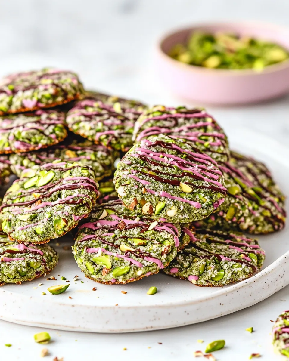 Classic Pistachio Florentine Cookies image