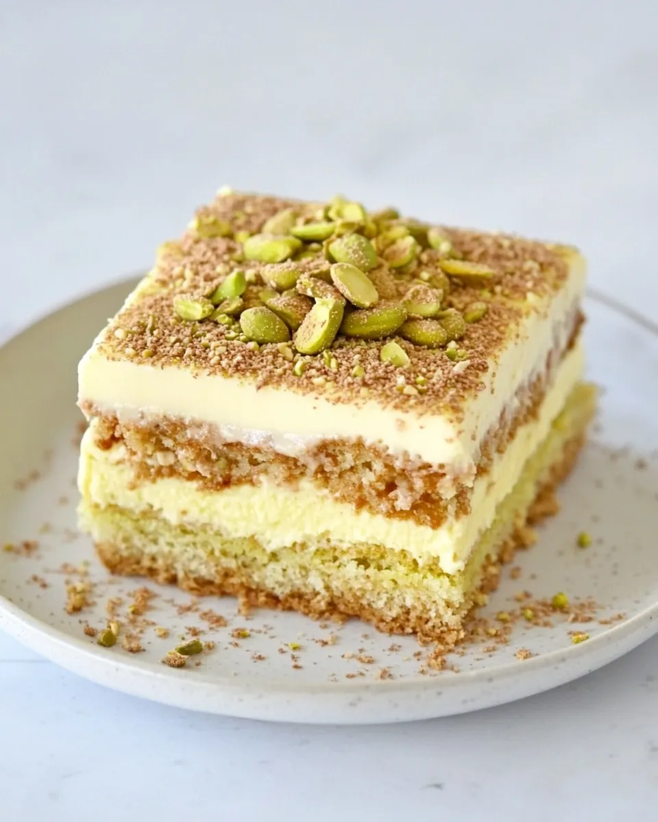 Easy Pistachio Tiramisu recipe photo