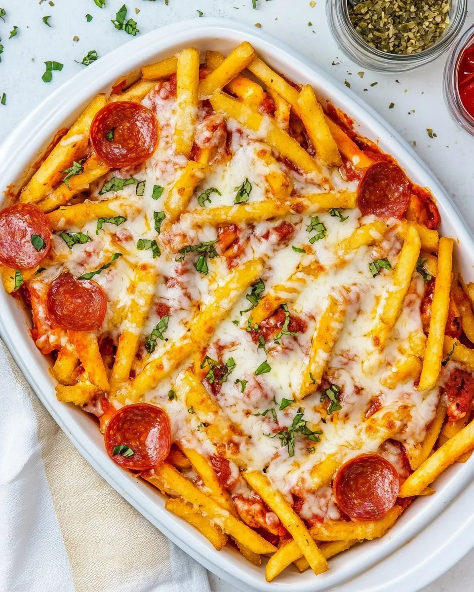 Easy Pizza Fries recipe photo