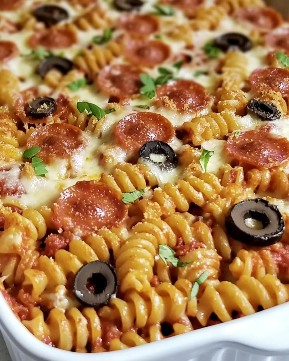 Classic Pizza Pasta Casserole image