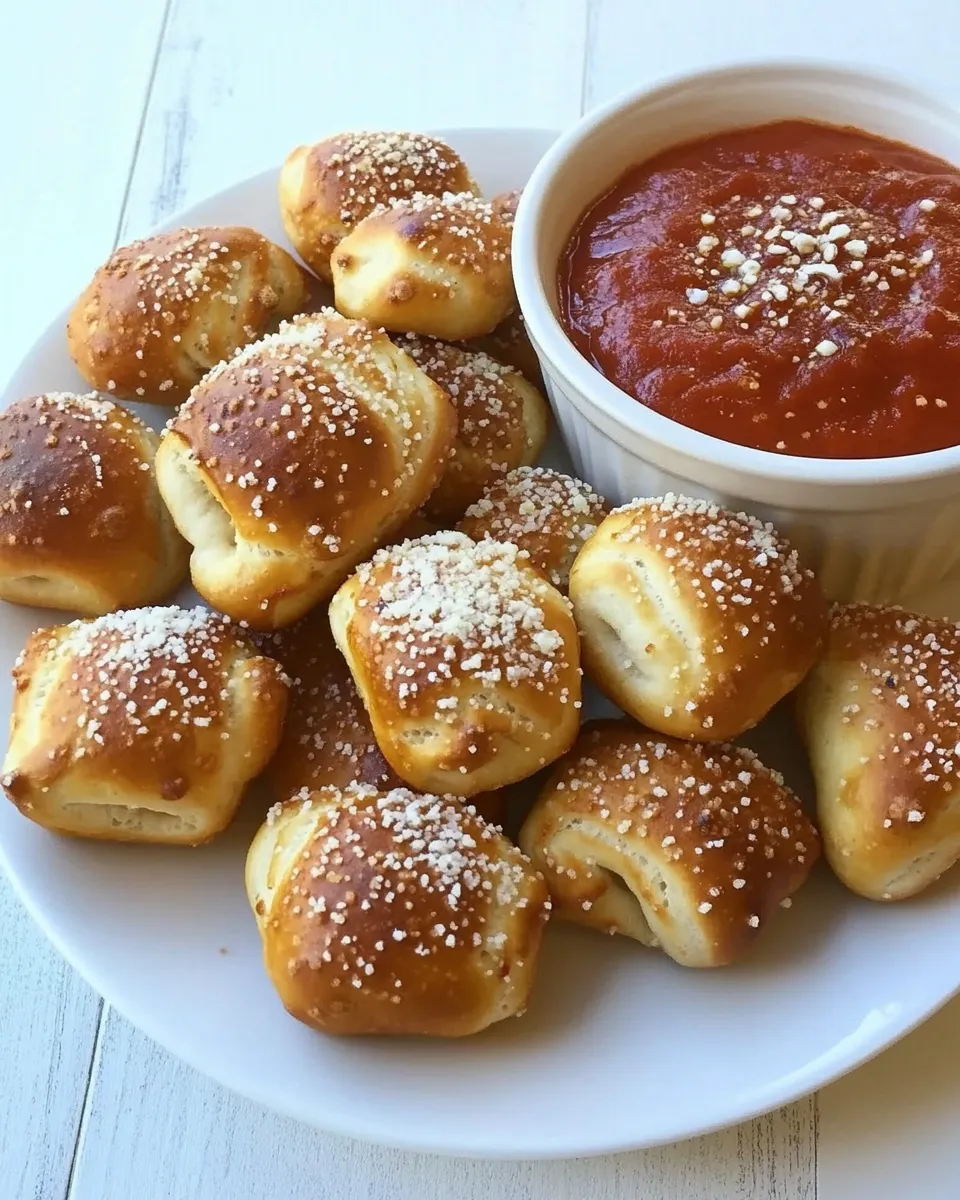 Homemade Pizza Pretzel Bites photo
