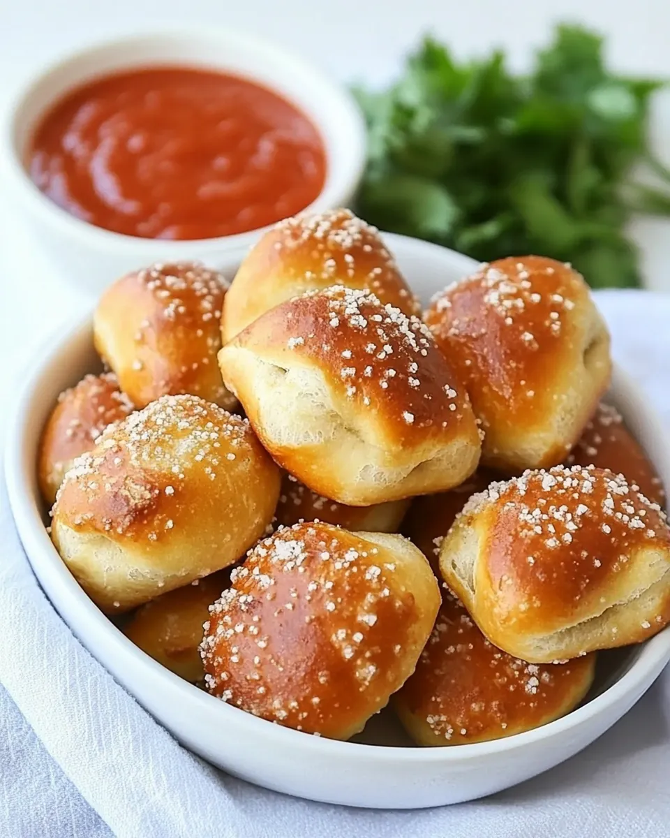 Easy Pizza Pretzel Bites recipe photo