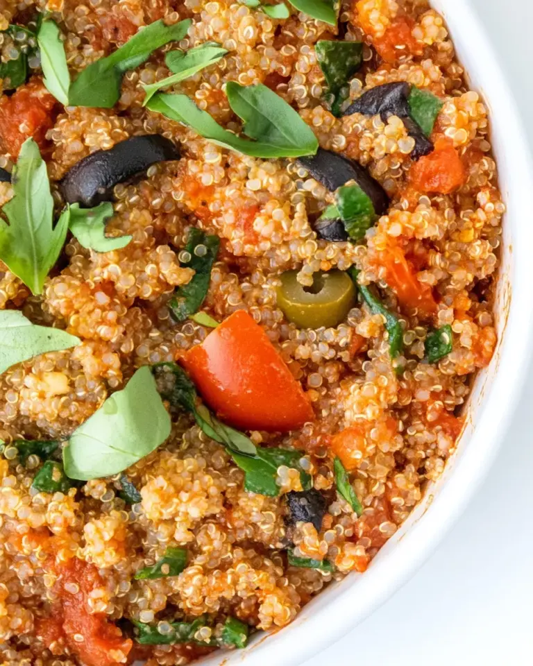 Easy Pizza Quinoa Casserole (Vegan!) photo